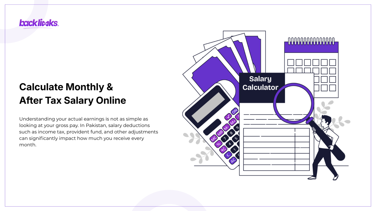 Salary Calculator Pakistan: Calculate Monthly & After Tax Salary Online