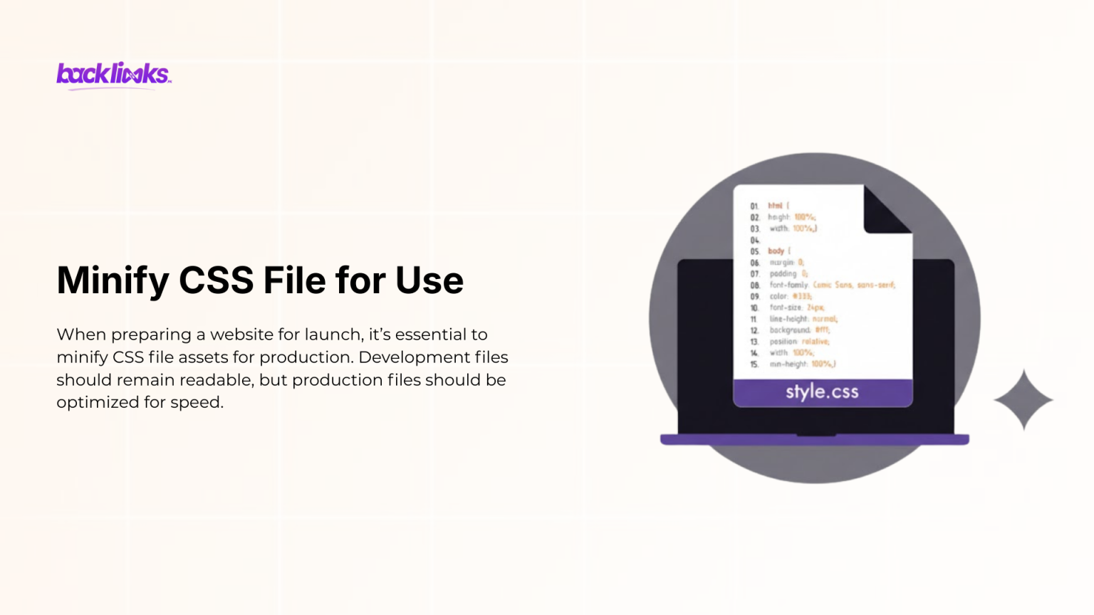 Minify CSS File for Use