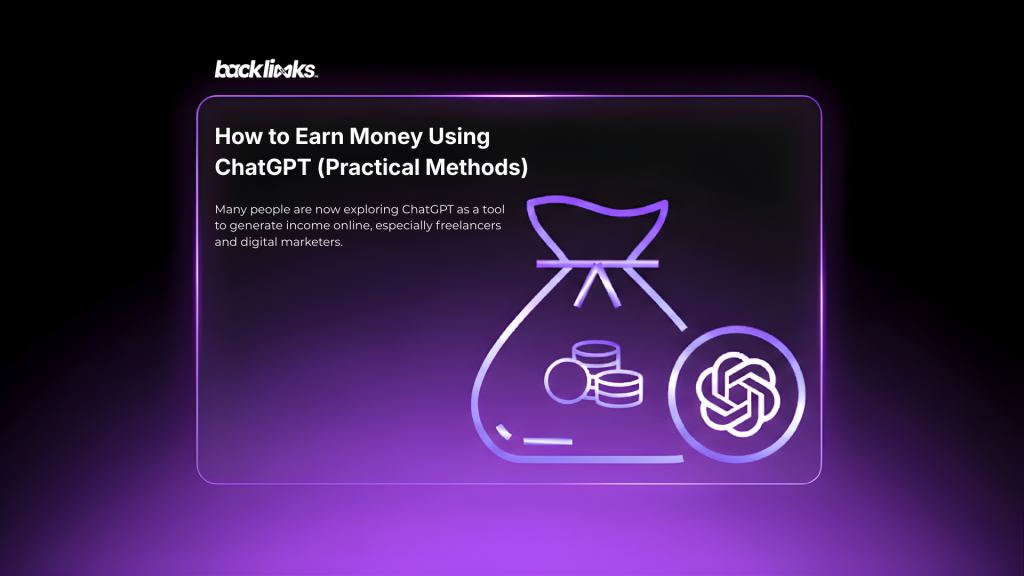 How to Earn Money Using ChatGPT (Practical Methods)