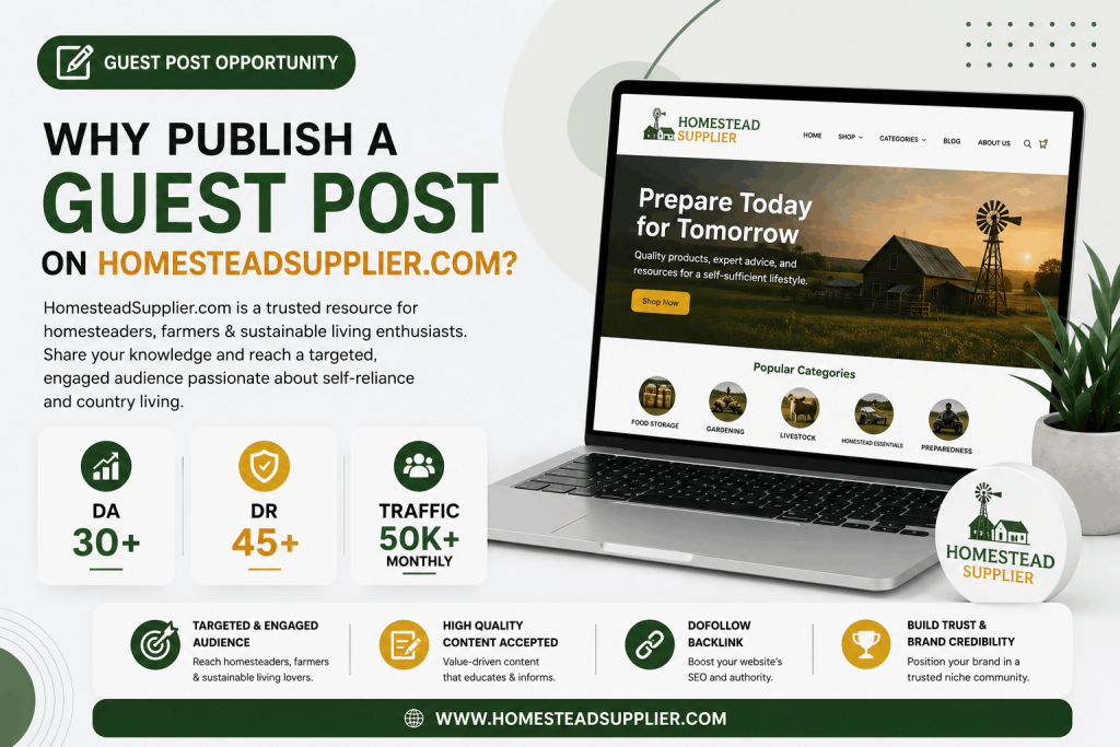 Guest Post on HomesteadSupplier.com